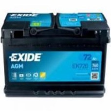 Аккумулятор автомобильный EXIDE AGM 72Ah 720A 12V EK720 «+» праворуч (EK720) Аккумулятор автомобильный EXIDE AGM 72Ah 720A 12V EK720 «+» праворуч (EK720)