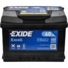 Аккумулятор автомобильный EXIDE Excell 60Ah 540A 12V EB602 «+» справа (EB602) Аккумулятор автомобильный EXIDE Excell 60Ah 540A 12V EB602 «+» справа (EB602)
