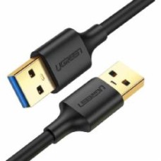 Кабель UGREEN US128 USB-A 3.0 Male to Male Cable 2 м черный (10371)
