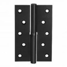 Петля Linde H-120L BLACK врезная d11,5 125x75x2,5 мм черный левая 1 шт.