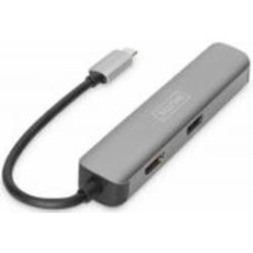 Док-станция Digitus USB-C 5-port Travel Dock (DA-70891)