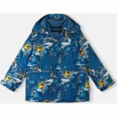 Куртка-пуховик унисекс Reima Reimatec Kustavi р.92 синий 5100122A-6851