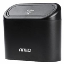Контейнер для мусора автомобильный AMiO (032350) черный