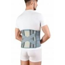 Бандаж пояснично-крестцовый жесткий с двойной фиксацией Алком 2039 р. 2 серый