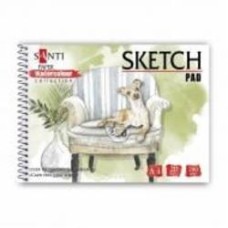 Альбом для акварели Animals А4 Paper Watercolour Collection 20 лист. 130517 Santi