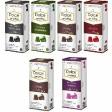 Кофе в капсулах Dolce Aroma натуральное жареное молотое для системы Nespresso 6 шт. в наборе 4820093486576