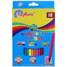 Карандаши цветные ECO 18 цветов 5-203/6 Барвінок
