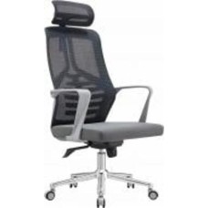 Кресло офисное GT Racer B-717A серый