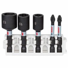 Набор бит Bosch Impact Control 50 мм PH2 PZ2 5 шт. 2608522350