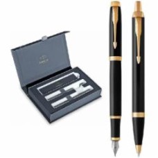 Набор ручек Parker IM Black GT FP+BP 22 092b24 (перьевая + шариковая)