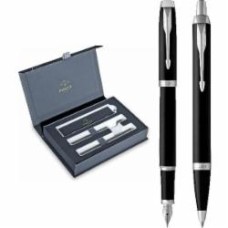 Набор ручек Parker IM Matte Black CT FP+BP 26 192b24 (перьевая + шариковая) Набор ручек Parker IM Matte Black CT FP+BP 26 192b24 (перьевая + шариковая)