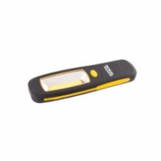 Фонарь светодиодный MasterTool ручной магнитный с подвесом 3W COB LED/150 lum/6500К/10 м/3xAA/ABS (94-0807) черный с желтым