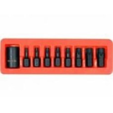 Набор отверточных насадок YATO TORX T30-T70 с 6-гр. адаптером 1/2″ 9 шт. YT-10664