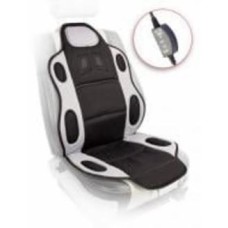 Накидка на сиденье Vitol Comfort H 19002 GY/BK (115x49 см) с подогревом черный с серым