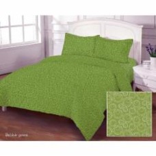Комплект постельного белья двуспальный BUBBLE GREEN GOLD USA зеленый Zastelli