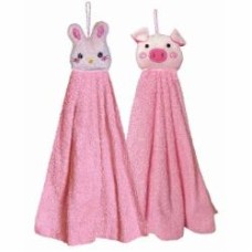Набор полотенец Figures 2 шт. 34x50 см розовый Zastelli