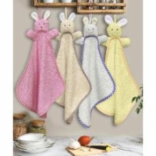 Набор полотенец Rabbit 4 шт. 34x50 см мульти Zastelli