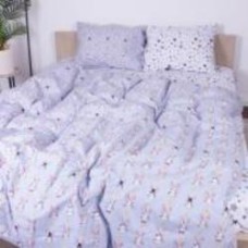 Комплект постельного белья Бязь Ranforce Elite 17-0527 Bunnies 2х160х220 см мультиколор MirSon