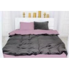 Комплект постельного белья Велюр Winter Delicate 28-0094 Clematide 175х210 см серый/розовый MirSon