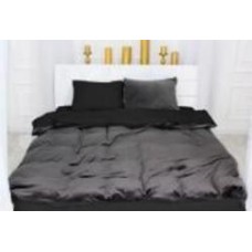 Комплект постельного белья Велюр Winter Delicate 28-0099 Bocciolo 175х210 см серый/черный MirSon