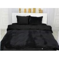 Комплект постельного белья Велюр Winter Delicate 28-0111 Frutticini 175х210 см черный MirSon