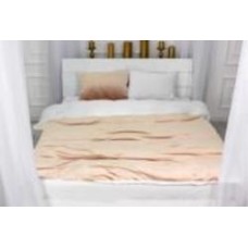 Комплект постельного белья Велюр Winter Frost 28-0001+28-0004 Gardenia Velvet 2х143х210 см кремовый/белый MirSon
