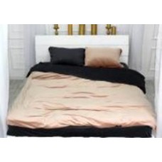 Комплект постельного белья Велюр Winter Frost 28-0004+28-0007 Saintpaulia Velvet 2х160х220 см кремовый/черный MirSon
