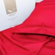Комплект постельного белья Сатин Aldo 2х160х220 см бордовый MirSon