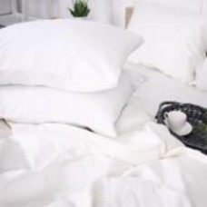 Комплект постельного белья Сатин Moko White 0001 143х210 см белый MirSon