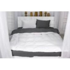 Комплект постельного белья Велюр Winter Delicate 28-0057 Dandelion 2х160х220 см белый/серый MirSon