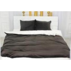 Комплект постельного белья Велюр Winter Delicate 28-0068 Camelia 143х210 см коричневый/белый MirSon