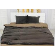 Комплект постельного белья Велюр Winter Delicate 28-0069 Trombone 160х220 см коричневый MirSon