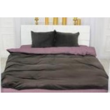 Комплект постельного белья Велюр Winter Delicate 28-0070 Camomilla 175х210 см коричневый/пудровый MirSon
