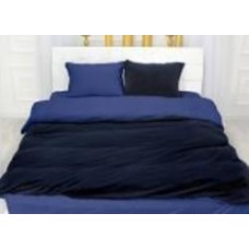 Комплект постельного белья Велюр Winter Delicate 28-0079 Nasturzio 160х220 см синий/темно-синий MirSon