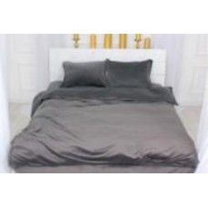 Комплект постельного белья Велюр Winter Frost 28-0005 Ashen Velvet 160х220 см серый MirSon