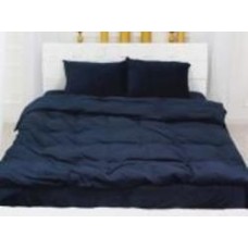 Комплект постельного белья Велюр Winter Frost 28-0006 Navy blue Velvet 2х143х210 см синий MirSon