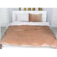 Комплект постельного белья Велюр Winter Terry 28-0014 Verbena 2х143х210 см кремовый/белый MirSon