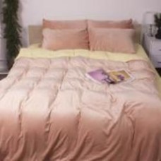 Комплект постельного белья Велюр Winter Terry 28-0018 Tansy 143х210 см кремовый/светло-желтый MirSon
