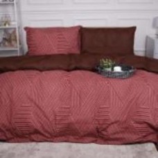 Комплект постельного белья Бязь Ranforce Elite 17-0631 Diamond Brown 220х240 см мультиколор MirSon