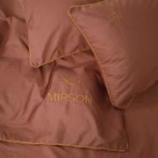 Комплект постельного белья Бязь Ranforce Elite Corner 15-1511 Federica 200х220 см пудровый MirSon