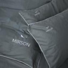 Комплект постельного белья Бязь Ranforce Elite Corner 16-7000 Green Grey 160х220 см серо-зеленый MirSon