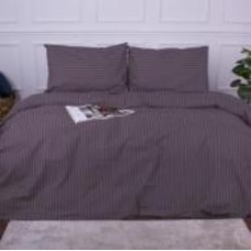 Комплект постельного белья Бязь Ranforce Elite 17-0603 Stripe Violet 200х220 см сиреневый MirSon