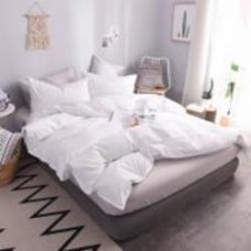 Комплект постельного белья №18-0000 White Mikrosatin Premium 2х143х210 см белый MirSon