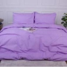 Комплект постельного белья Ranforce Elite 17-0618 Stripe Purple 220х240 см фиолетовый MirSon