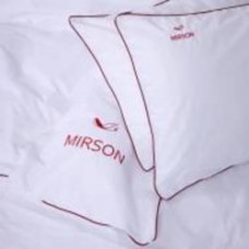 Комплект постельного белья Ranforce Elite Corner 11-2107 White 2х143х210 см белый MirSon