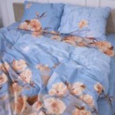 Комплект постельного белья Сатин 22-1281-1 Cherry blossom 2х143х210 см мультиколор MirSon