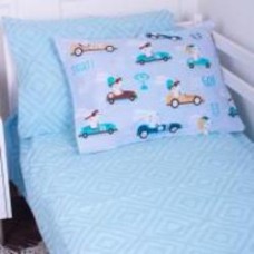 Наволочка бязь Kids Time 18-0008 Bunny Races 40x60 см мульти MirSon