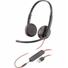 Гарнитура Poly BlackWire C3225 black/red (80S11AA)