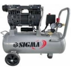 Компрессор Sigma двухцилиндровый безмасляный 1.1кВт 1450об/мин 7042521