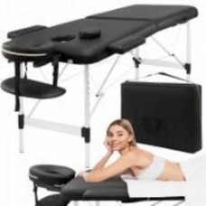 Массажный стол 4fizjo складной Massage Table Alu W60 Black (P-5907739318374)